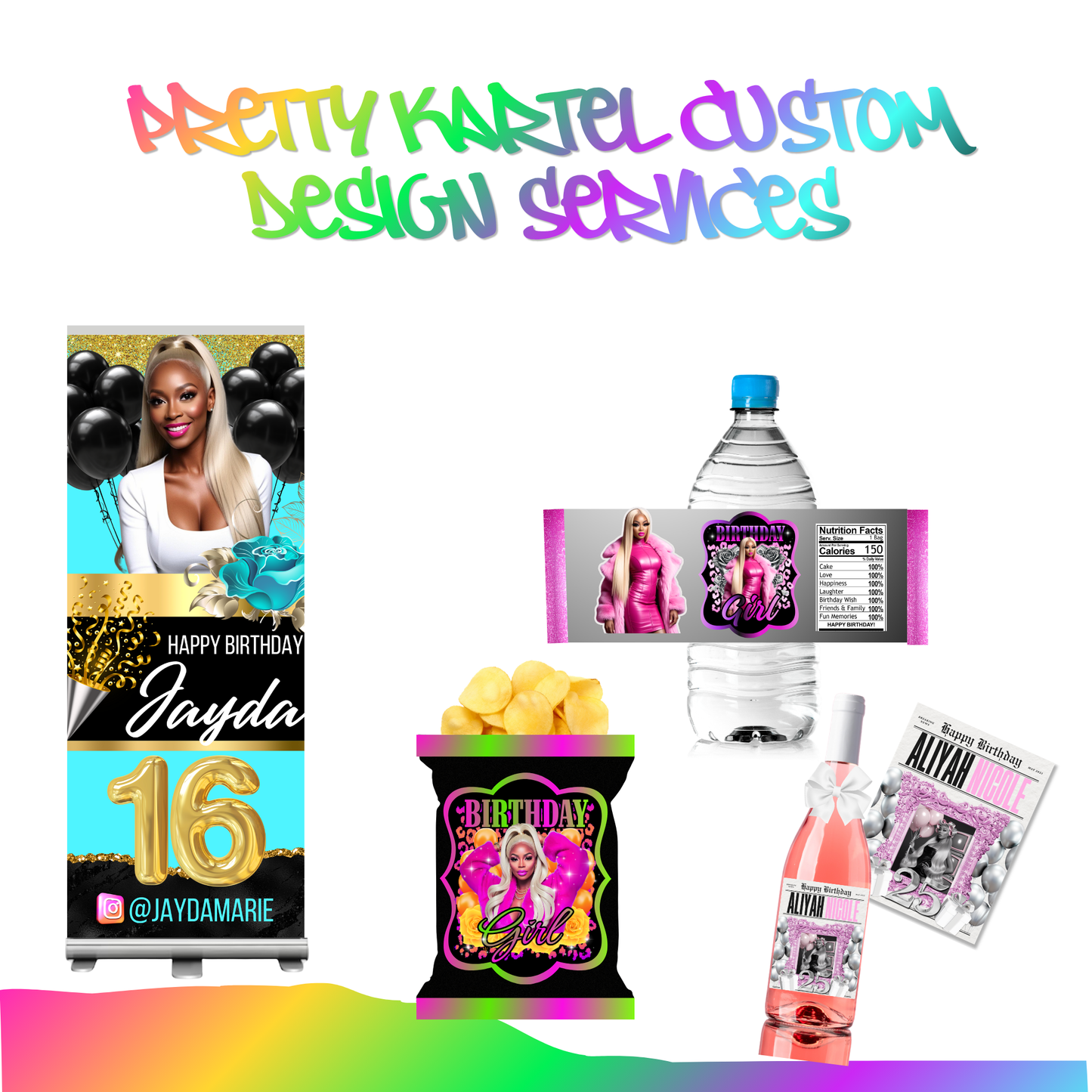 Pretty Kartel Custom Design Services