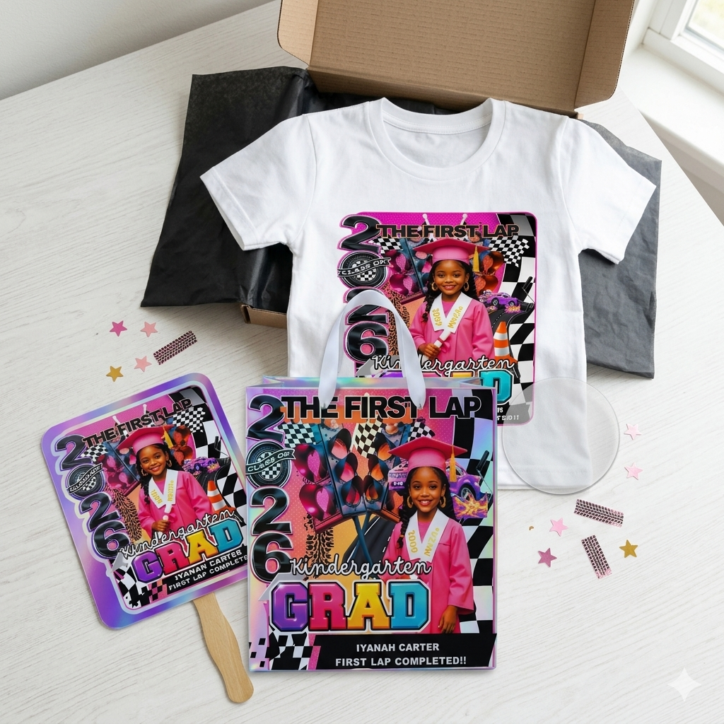 The First Lap" Graduation Bag Bundle