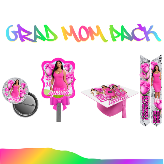 Custom "Grad Mom" Celebration Bundle