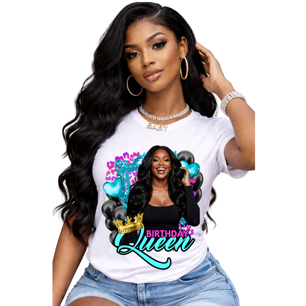 Custom Birthday Graphic T-Shirt (Single Add-On)
