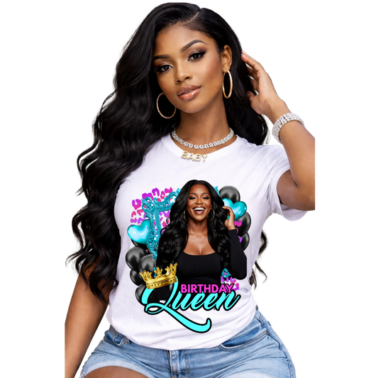 Custom Birthday Graphic T-Shirt (Single Add-On)