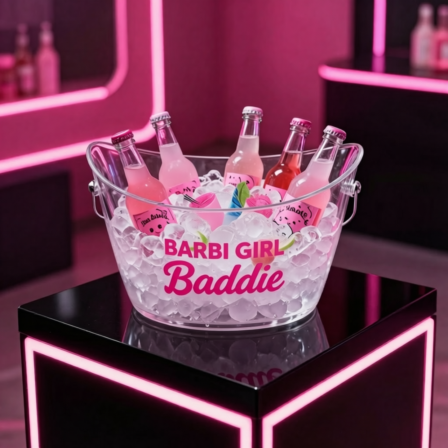 Custom Clear Acrylic Ice Bucket