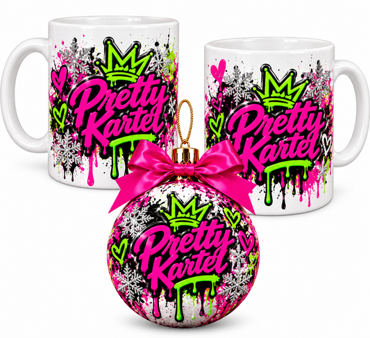 Holiday Bundle: 2 Custom Photo Mugs + Matching Ornament ($25)