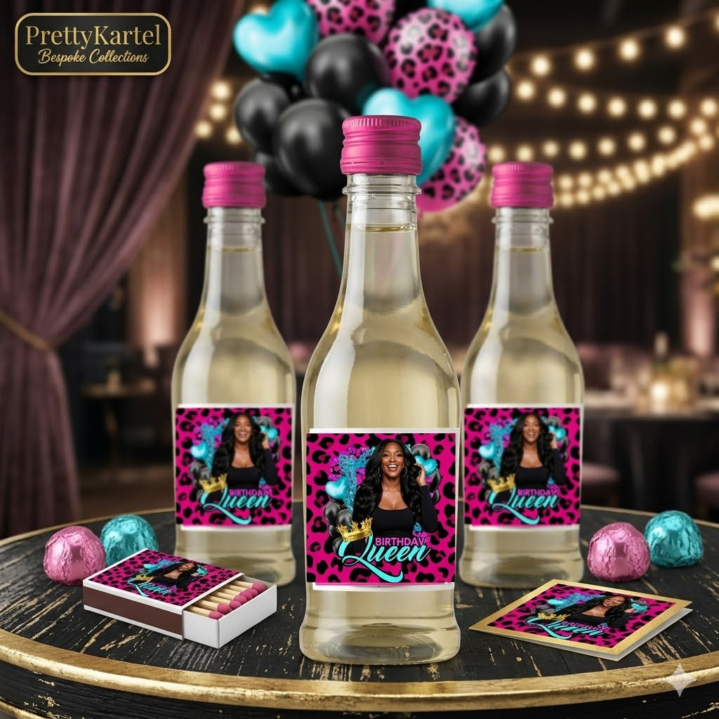 Custom Wine/Liquor Bottle Labels (Set of 12)