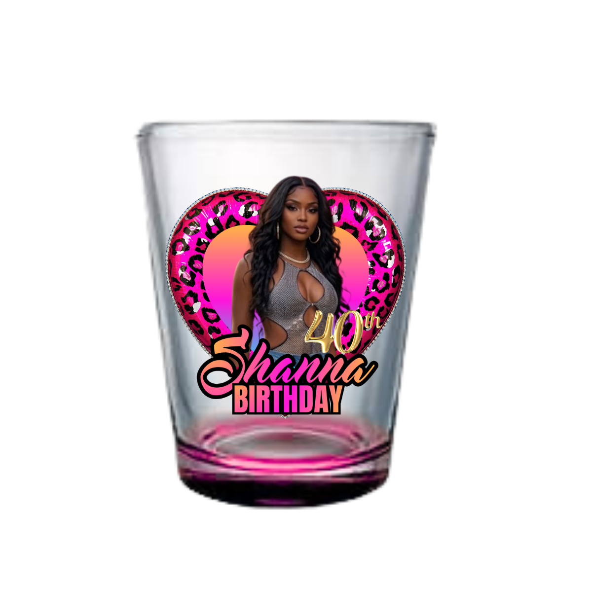 Custom Hot Pink Leopard Birthday Bash Bundle