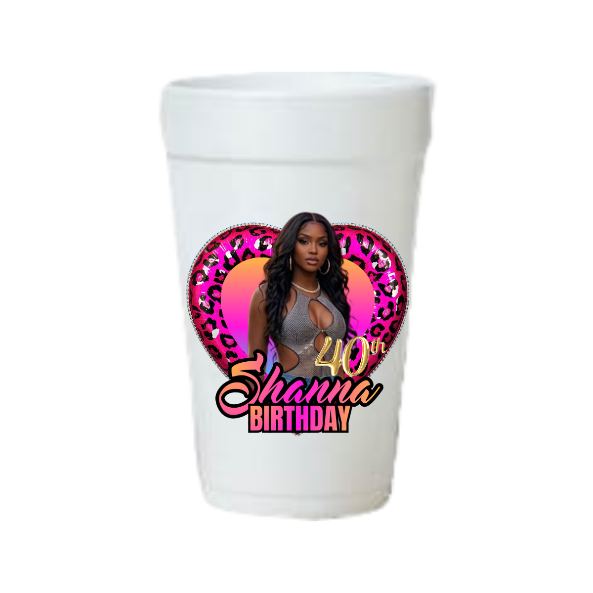Custom Hot Pink Leopard Birthday Bash Bundle