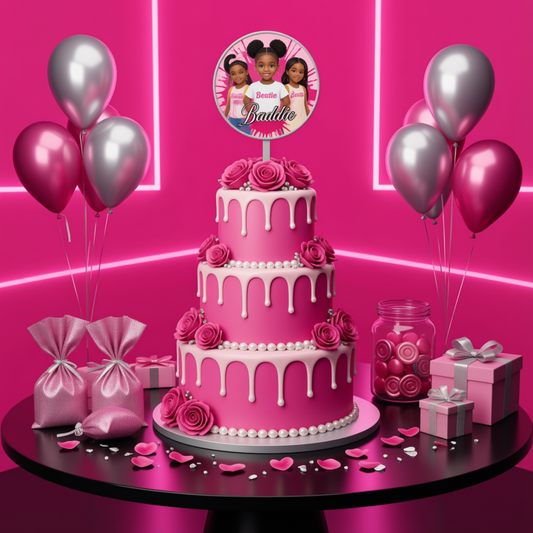 Custom "Baddie" Cake Topper