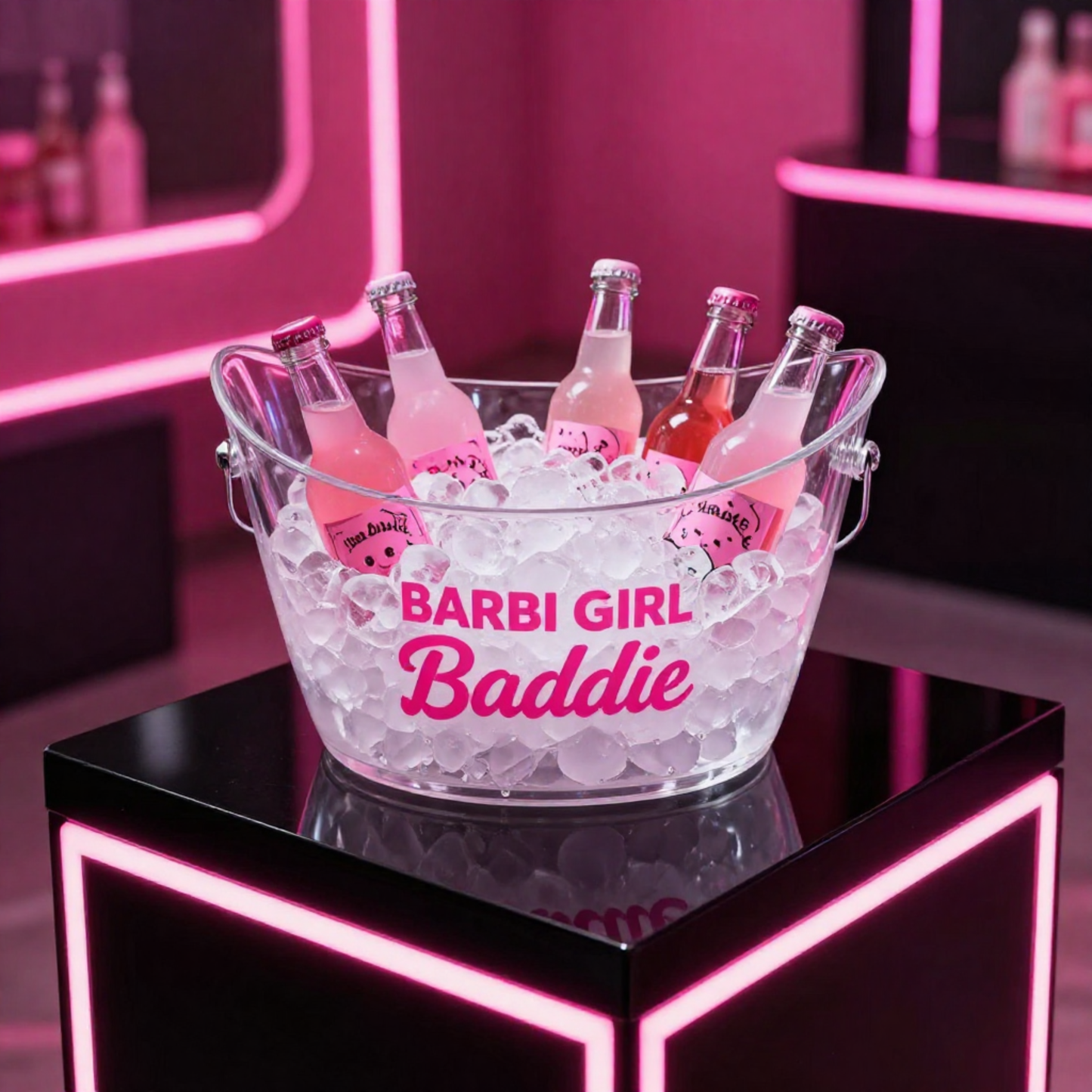Custom Clear Acrylic Ice Bucket