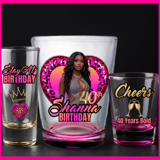 Custom Party Shot Glasses | Chop & Drop Kit