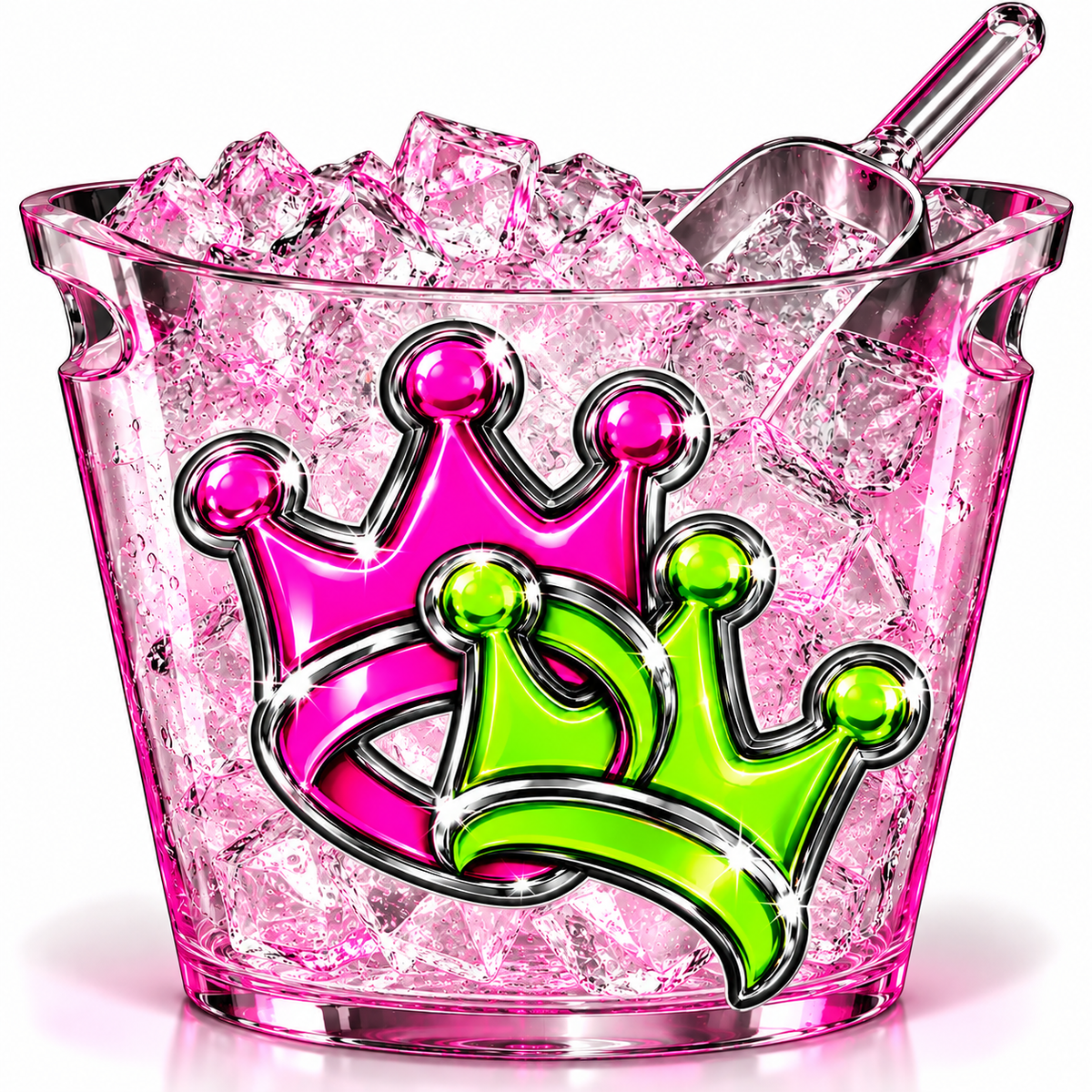 Custom VIP "Baddie Section" Ice Bucket Set